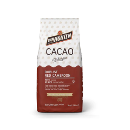 VAN HOUTEN Robust Red Cameroon - 100% Cocoa Powder, 20-22% Cocoa Butter - 1kg Bag VAN HOUTEN Robust Red Cameroon - 100% Cocoa Powder, 20-22% Cocoa Butter - 1kg Bag