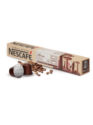 NESCAFE Farmers Origins Coffee Capsules | Africa Ristretto 12x10 Pods Per Pack