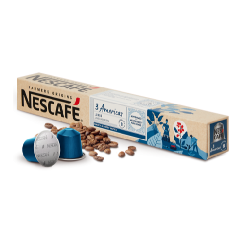 NESCAFE Farmers Origins Coffee Capsules | 3 Americas 12x10 Pods Per Pack