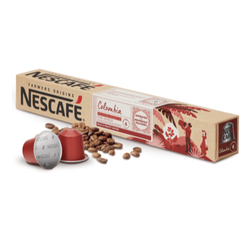 NESCAFE Farmers Origins Coffee Capsules | Colombia 12x10 Pods Per Pack