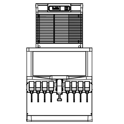 FOLLETT HCE700ABT - Horizon Chewblet Ice Maker, Top Mounting