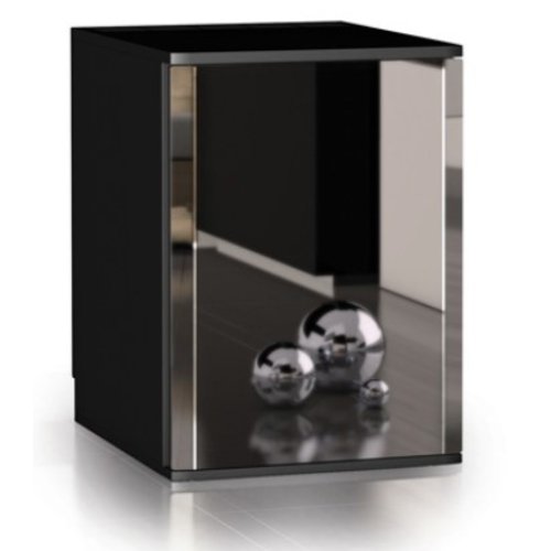 VITRIFRIGO C420 V - Minibar with Black Finish and Glass Door