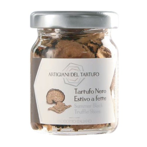 ARTIGIANI DEL TARTUFO Summer Black Truffle Slices 500 Grams