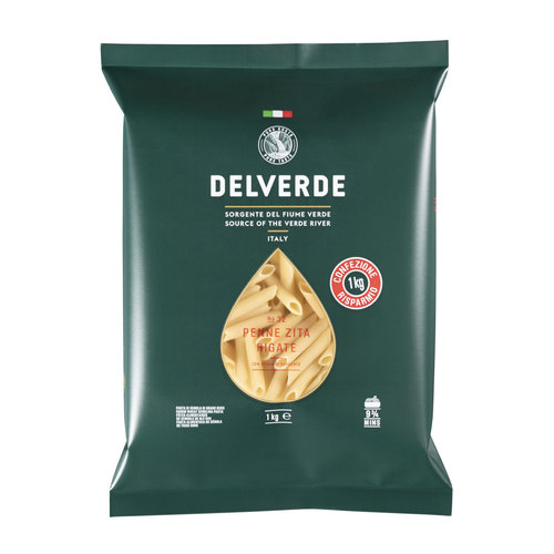 DELVERDE Penne Zita Rigate 10 x 1 KG