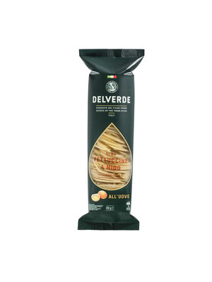 DELVERDE Fettuccine Egg 12 x 250 Grams