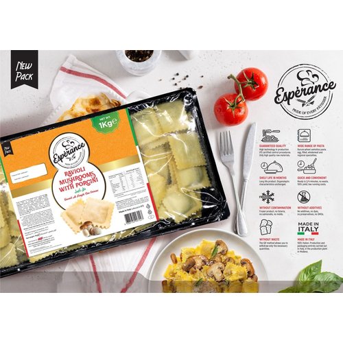 ESPERANCE Mushroom With Porcini Pasta Ravioli 1 KG