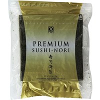 Sushi Nori Half Cut Roasted Seaweed 100 Sheet 140 Grams
