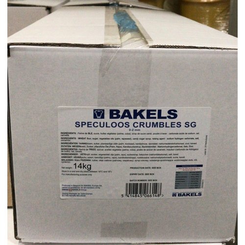 BAKELS Speculoos Crumble Bucket (1 x 14 Kg)