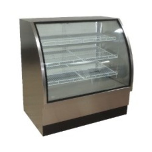 QBD CTH-4952 - Floor Standing Classic III Heated Pizza Display Case