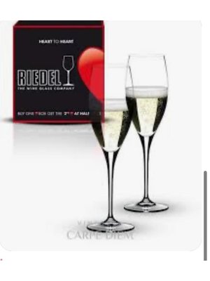 RIEDEL HEART TO HEART CHAMPAGNE - (box of 2)