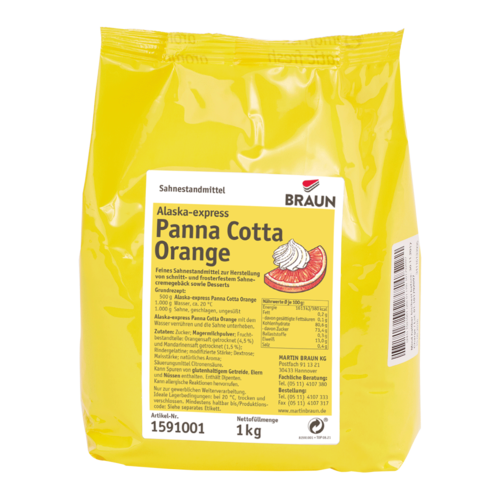 MARTIN BRAUN Panna Cotta Dessert 1 KG