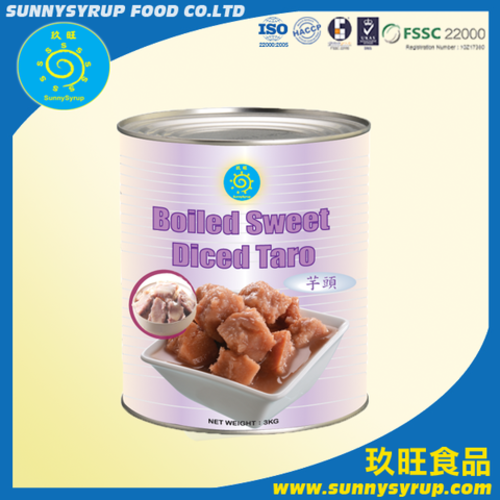 SUNNY SYRUP Boiled Sweet Diced Taro 3 KG