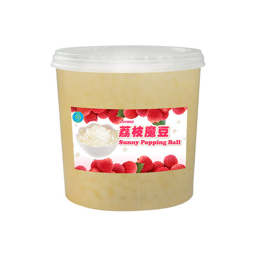 SUNNY SYRUP Lychee Popping Boba 3.2 KG