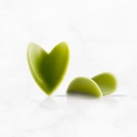 Curvy Heart Green 144 Pieces 200 Grams