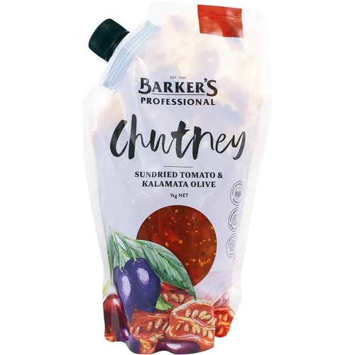 BARKERS Sundried Tomato & Kalamata Olive Chutney 1 KG