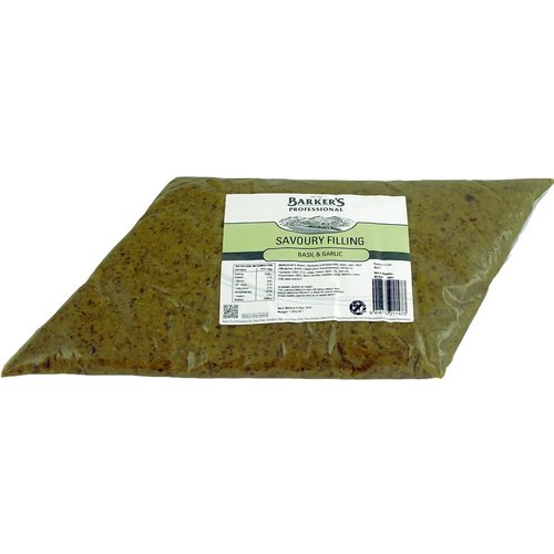 BARKERS Basil & Garlic Savoury Filling 1.25 KG BARKERS Basil & Garlic Savoury Filling 1.25 KG