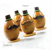 Gentleman's Hat (D 25 x H 18mm) 36 Pieces