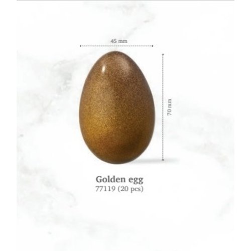DOBLA Golden Egg (70 x 45mm) 20 Pieces DOBLA Golden Egg (70 x 45mm) 20 Pieces