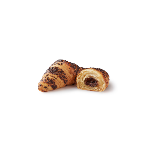 Mini Cocoa And Hazelnut Filled Croissant 40 Grams Mini Cocoa And Hazelnut Filled Croissant 40 Grams