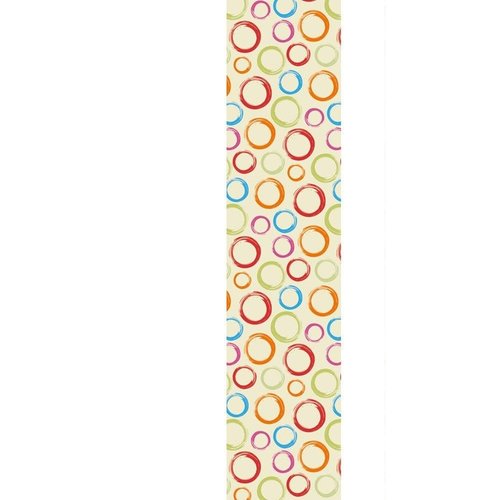 LEMAN  Transfer Colored Circles 25 Sheets (35 x 25cm)
