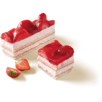 Strawberry Bavarois Mousse Cake (40 x 28cm) 24 Pcs 3.2 KG