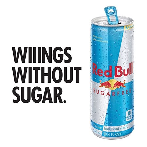 RED BULL Red Bull Energy Drink Sugar Free 24 Packs x 250 ml