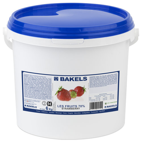 BAKELS Strawberry Les Fruits 70% 6 KG