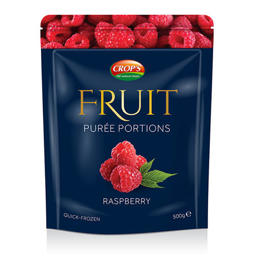 CROP'S Fruit Puree Portion Raspberry 5 Packets x 1 KG