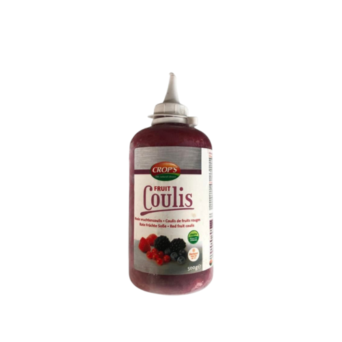 CROP'S Red Fruit Coulis 6 Bottles x 500 Grams