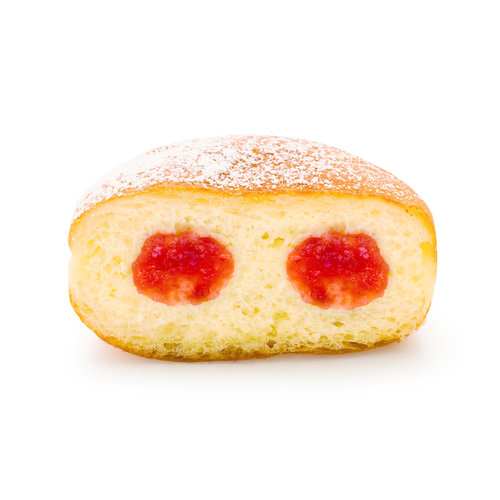 HIESTAND Fully Baked Raspberry Beignets 44 Pcs x 70 Grams HIESTAND Fully Baked Raspberry Beignets 44 Pcs x 70 Grams