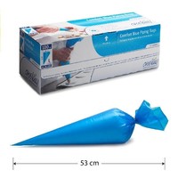 Comfort Blue Piping Bag Medium 18 inch (46x26cm) 100 Pcs