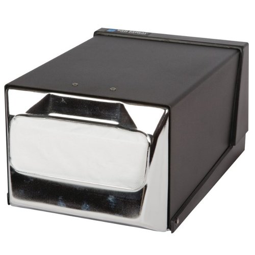 SAN JAMAR H3001BKC - Fullfold Countertop Napkin Dispenser with Chrome Face and Black Body