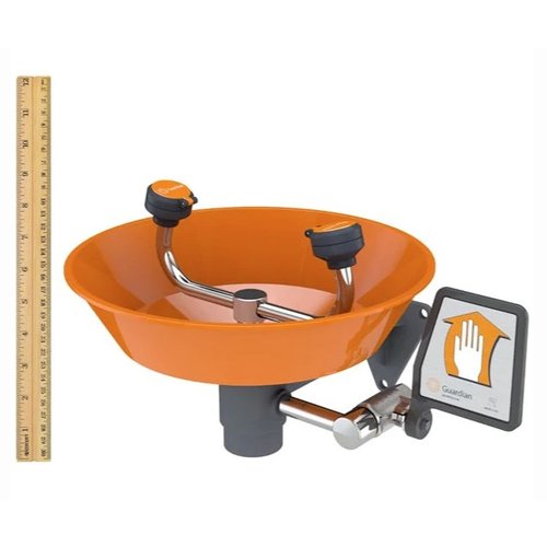 G1814P - Wall Mounted Eyewash Station with Plastic Bowl