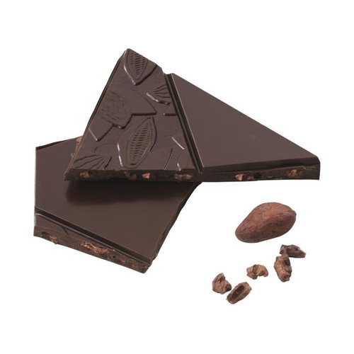 VALRHONA Guanaja 70% Dark Chocolate & Cocoa Nibs Bar 120 Grams