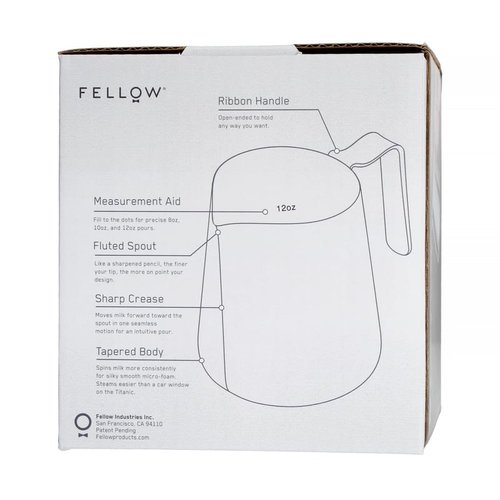 FELLOW Eddy Milk Pitcher Silver 530ml