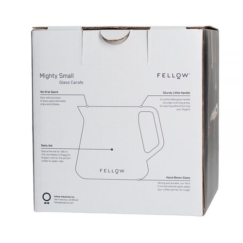 FELLOW Mighty Small Glass Carafe Smoke Grey