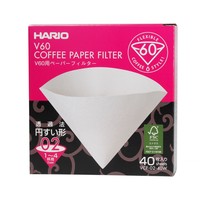 White Paper Filters V60-02 Dripper 40 Pieces