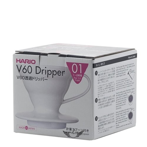 HARIO V60 Ceramic Coffee Dripper White 01