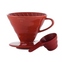 V60-02 Ceramic Coffee Dripper Red