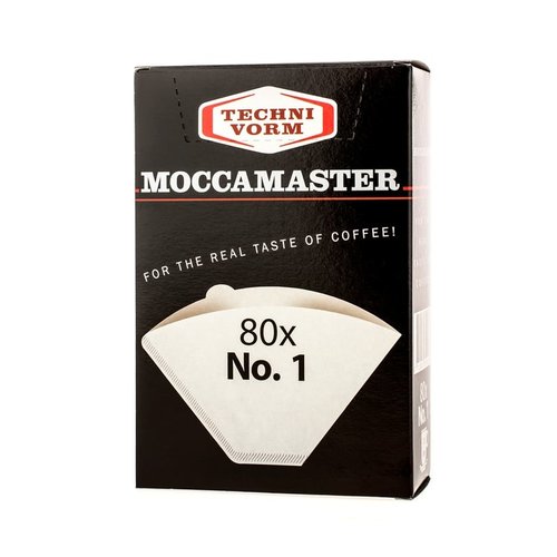 MOCCAMASTER Paper Filters # 1 80 Pieces MOCCAMASTER Paper Filters # 1 80 Pieces