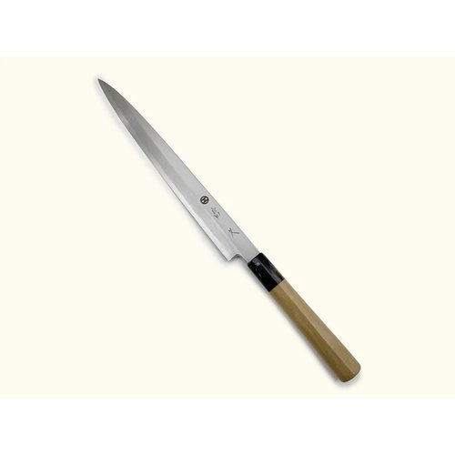 TOMIHISA Shirogami White Steel #2 Magnolia Handle Yanagi 270mm - Left Handed