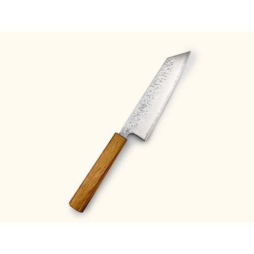 TOMIHISA AUS10 Tsuchime Damascus Oakwood Bunka 170mm TOMIHISA AUS10 Tsuchime Damascus Oakwood Bunka 170mm