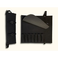 Black Suede Knife Bag (7 Slots)