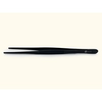 Black Straight Plating Tweezers 20cm