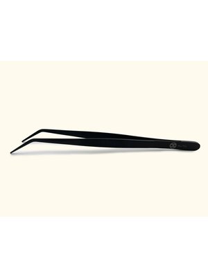 KUTO  Black Angled Plating Tweezers 20cm