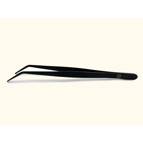 KUTO  Black Angled Plating Tweezers 20cm