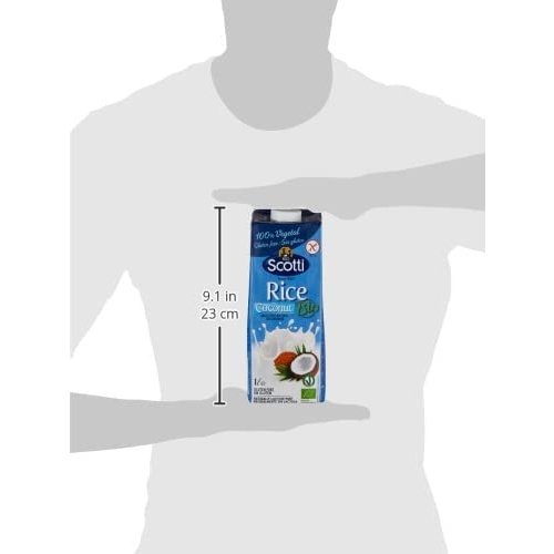 RISO SCOTTI Organic Rice Coconut Drink 10 x 1 Liter