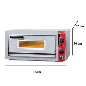 SGS PO 4040 E - Countertop Single Deck Electric Pizza Oven