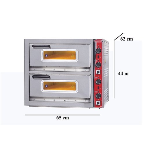 SGS PO 4040 DE - Countertop 2-Deck Electric Pizza Oven