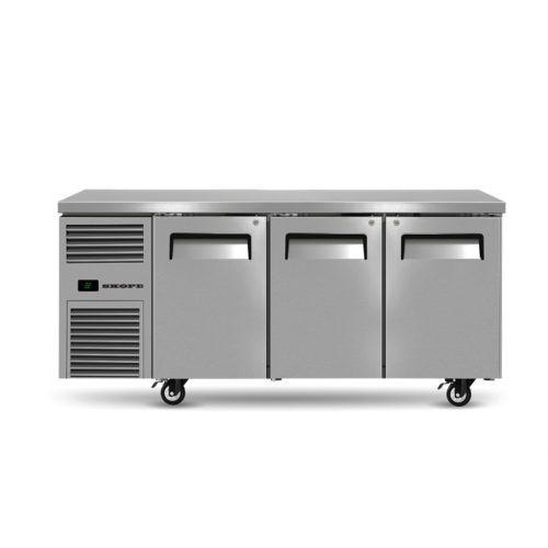 SKOPE RF7.UBR.3.SD - 3 Solid Doors Under Bench Refrigerator, GN 1/1